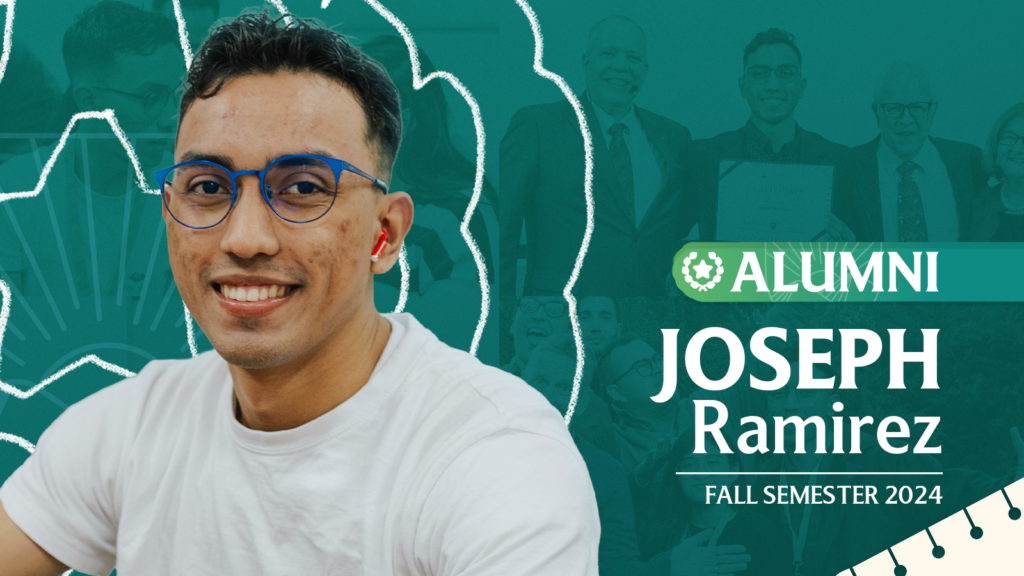 Cumorah Academy alumni networking and connecting during an academic and professional event