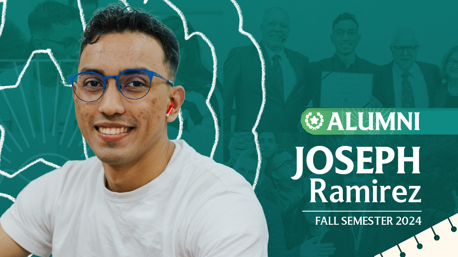 Cumorah Academy alumni networking and connecting during an academic and professional event